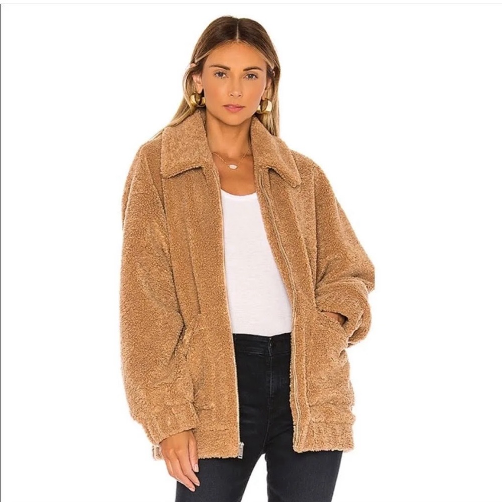 Ugg | Tan Teddy Bear Sherpa Jacket/Coat